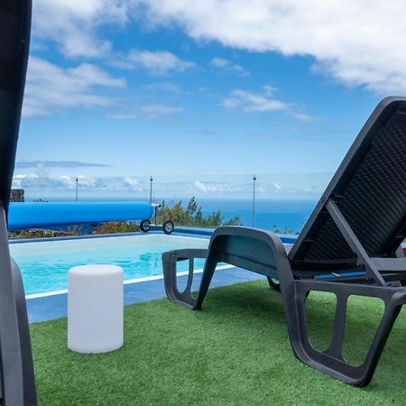 CASA ALBA, casa rústica en la colina con piscina-spa climatizada y vistas al mar Puntallana Exterior foto
